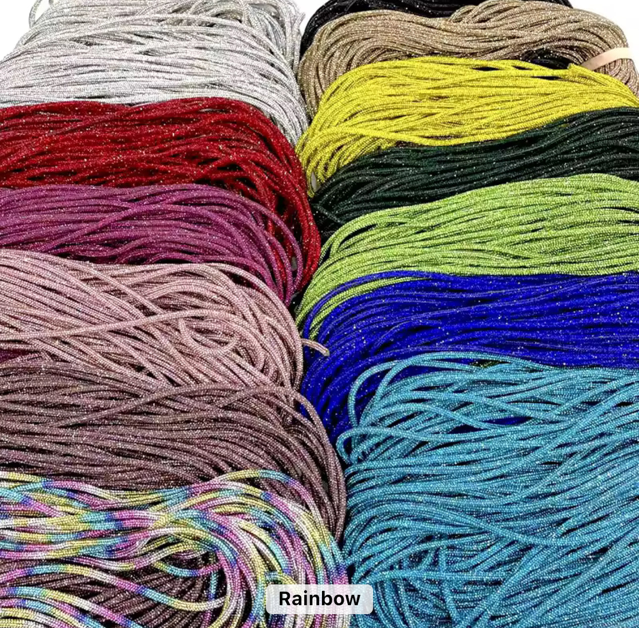 Rhinestone hoodie string/rope