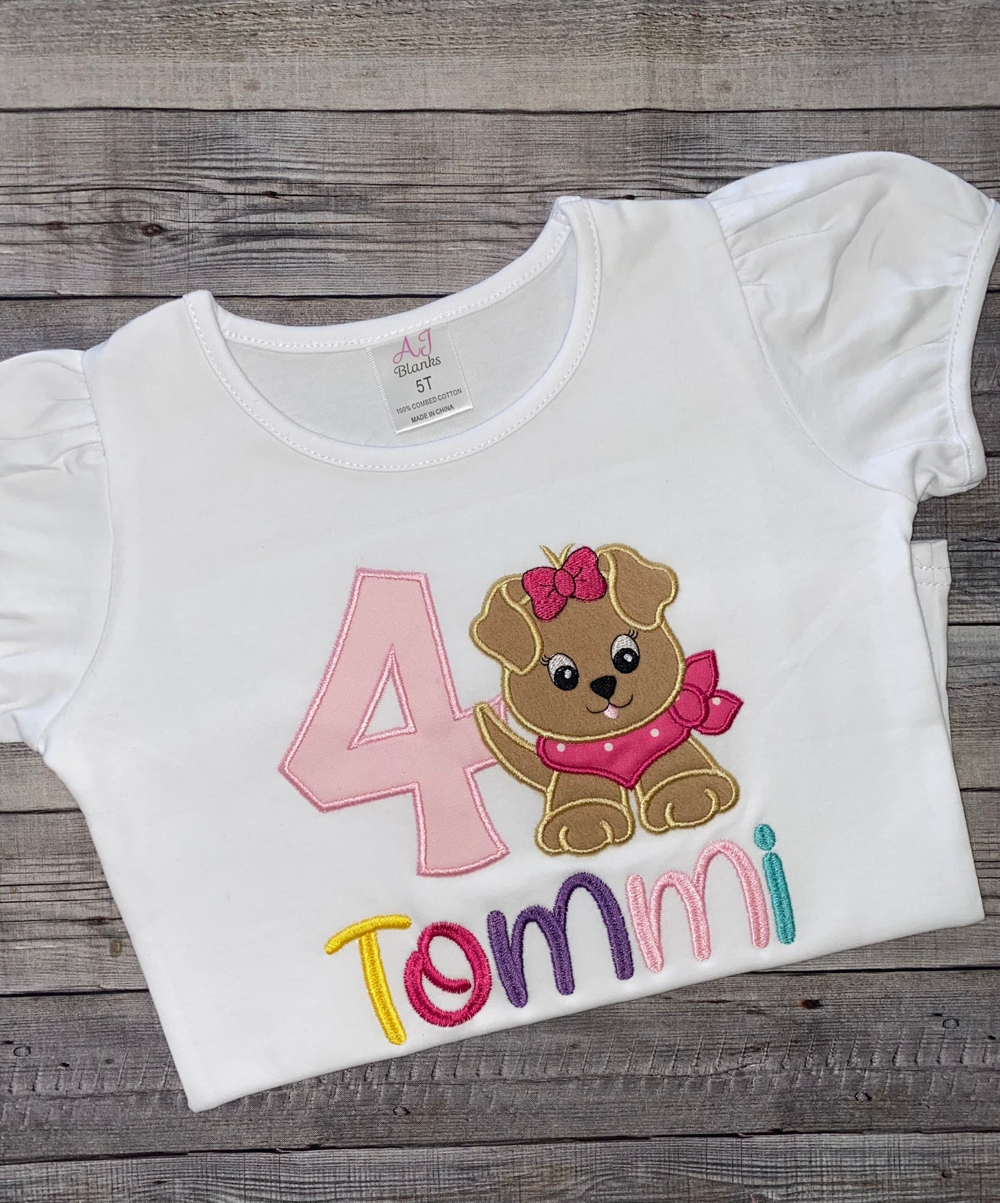 Puppy dog birthday shirt