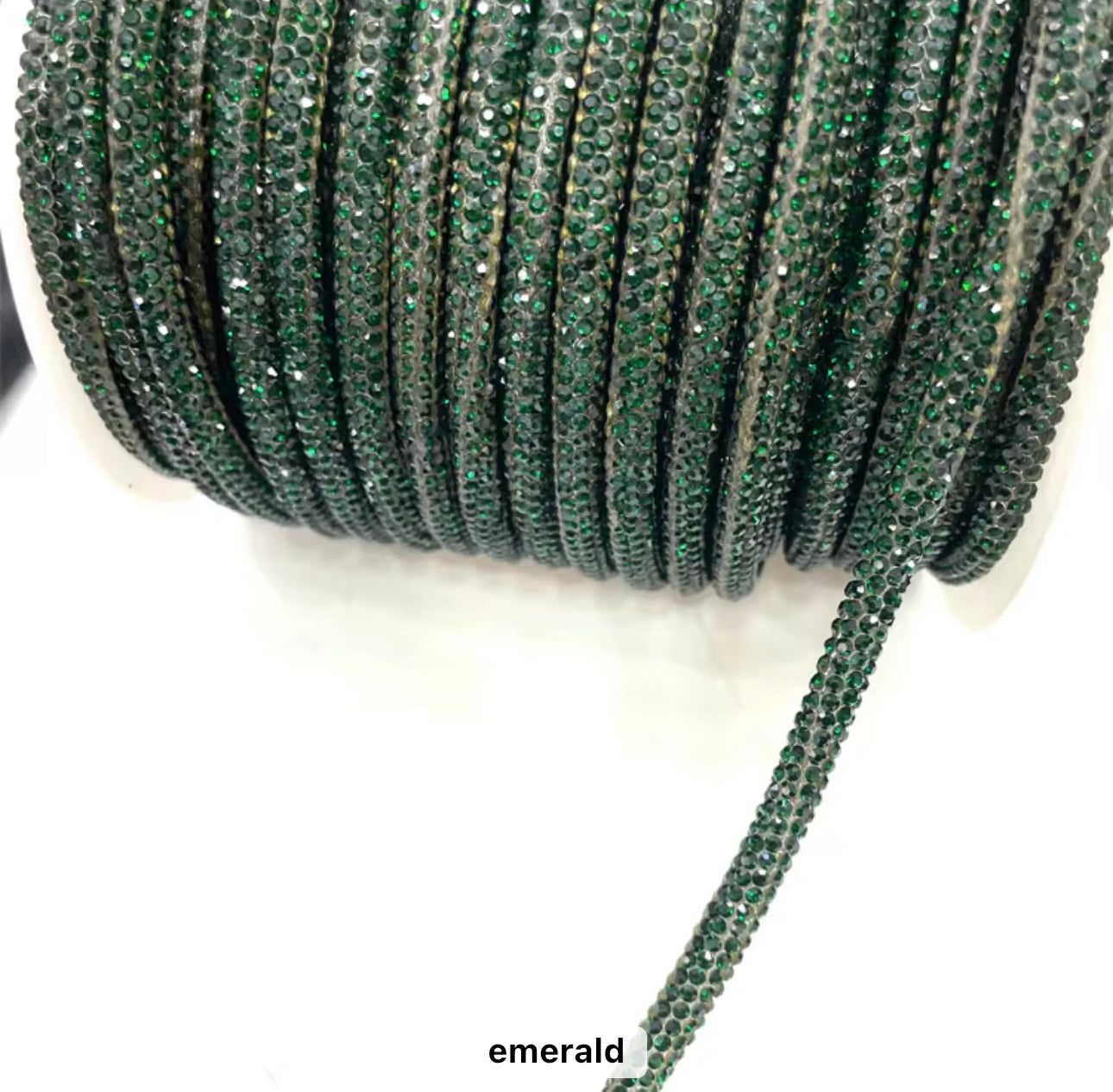 Rhinestone hoodie string/rope