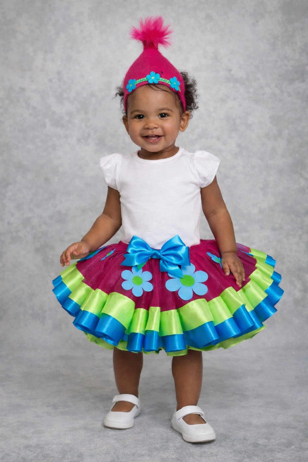 Personalized Trolls-inspired birthday tutu outfit|Custom Birthday Dress for girls