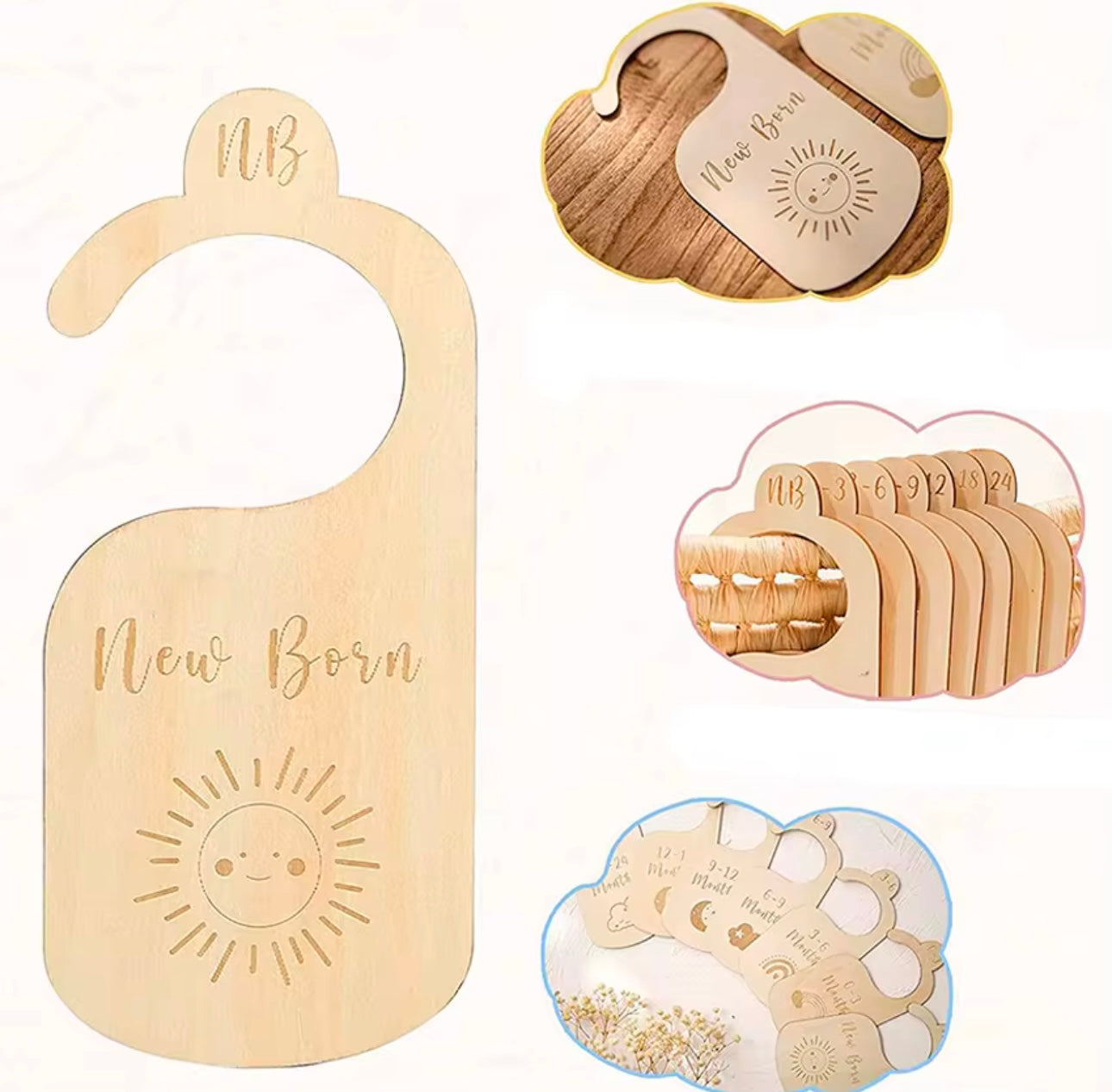 Baby closet clothes dividers