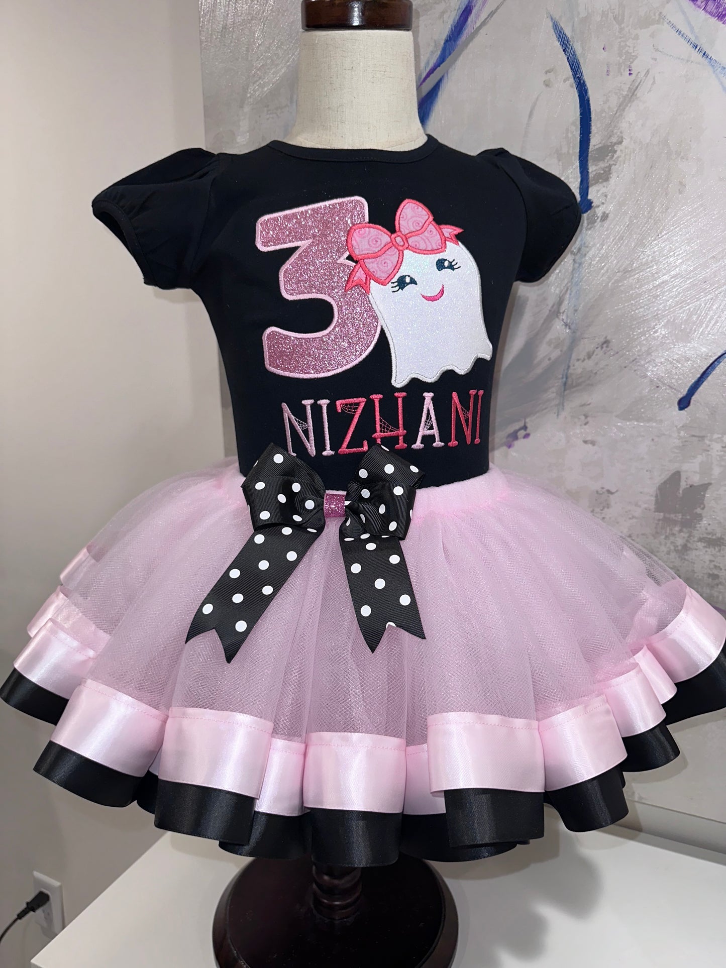 HALLOWEEN BIRTHDAY OUTFIT-GHOST
