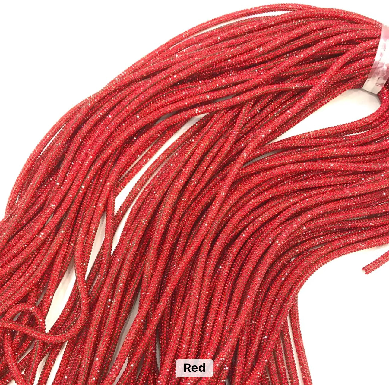 Rhinestone hoodie string/rope