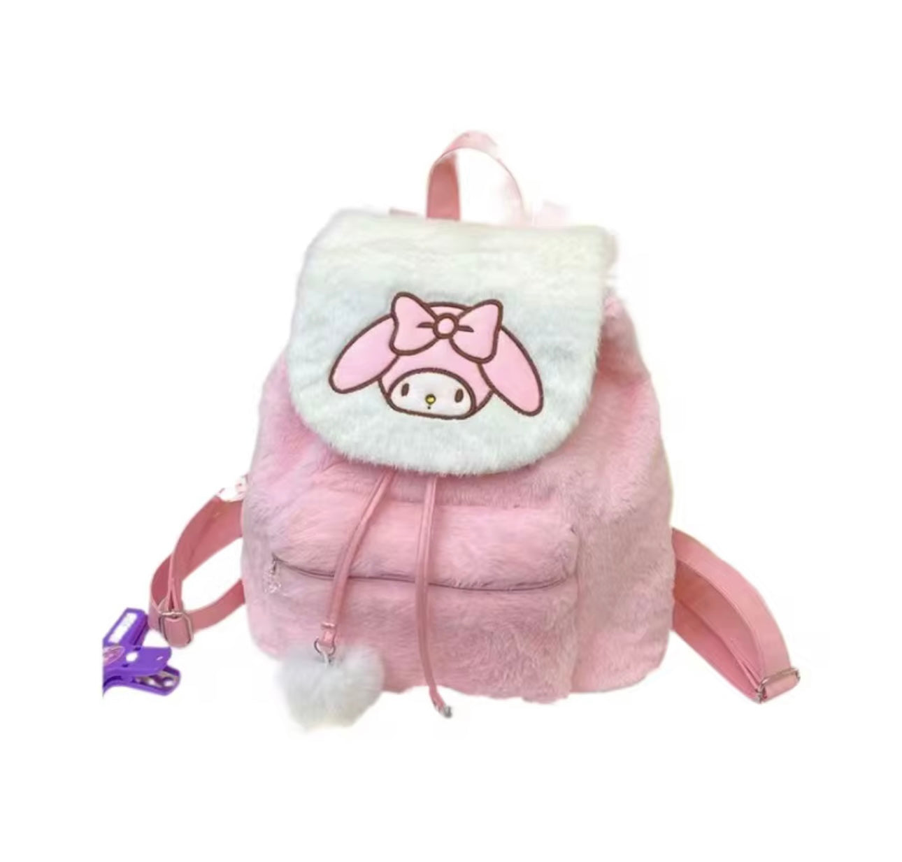 Kuromi plush backpack bags