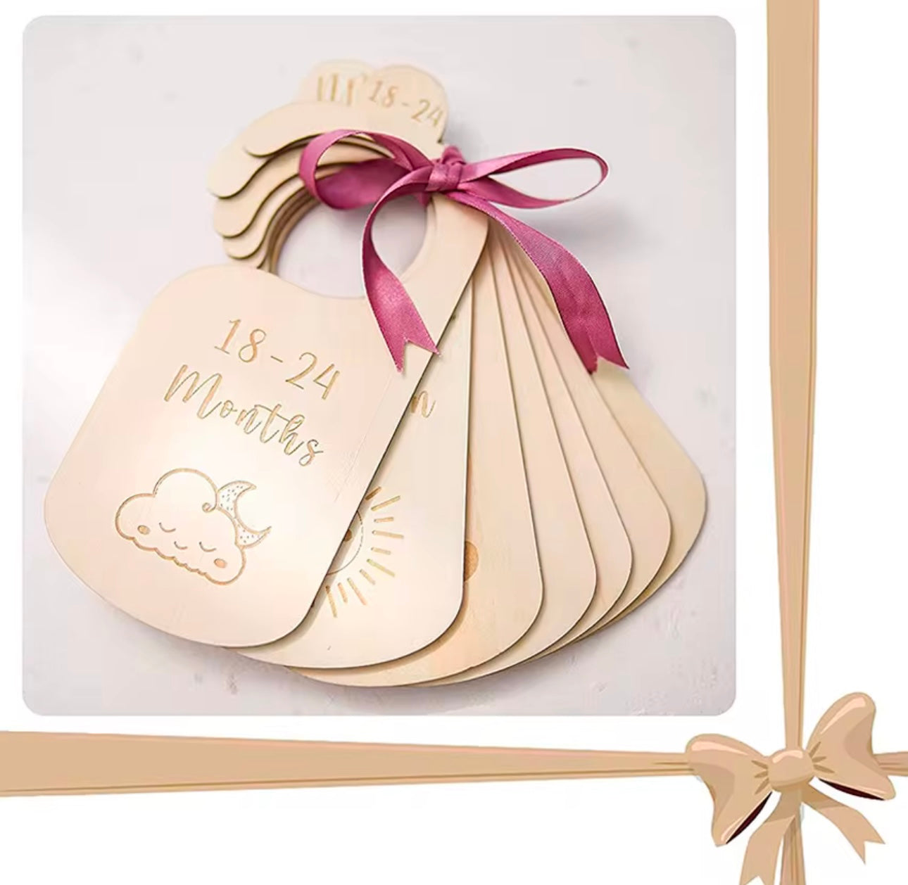 Baby closet clothes dividers