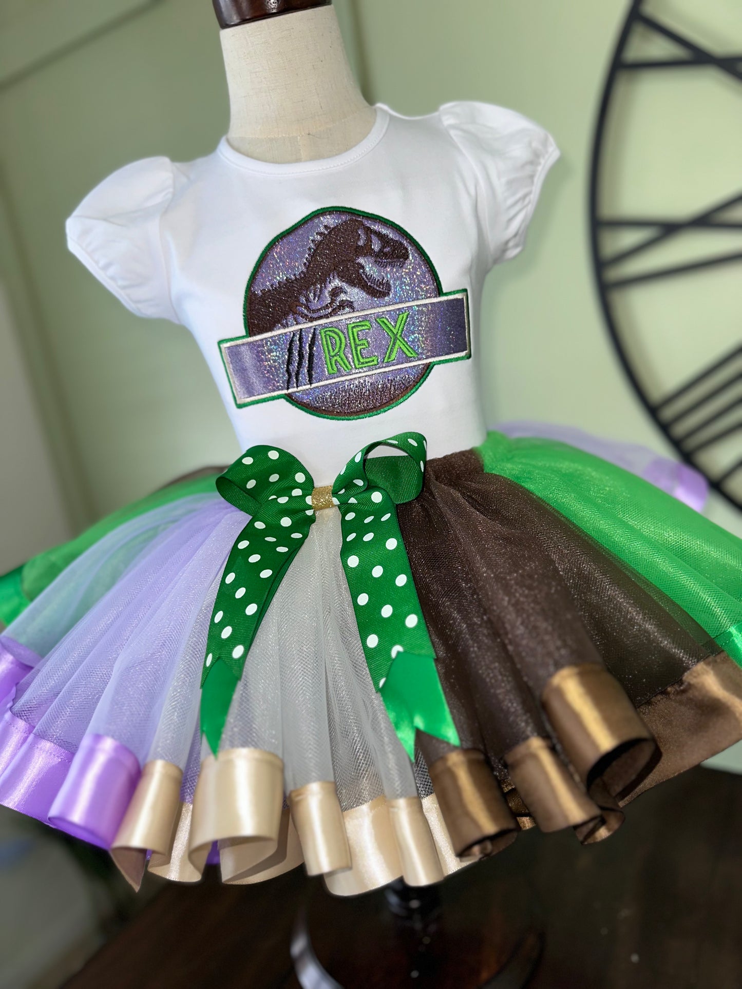 THREE -REX Birthday outfit