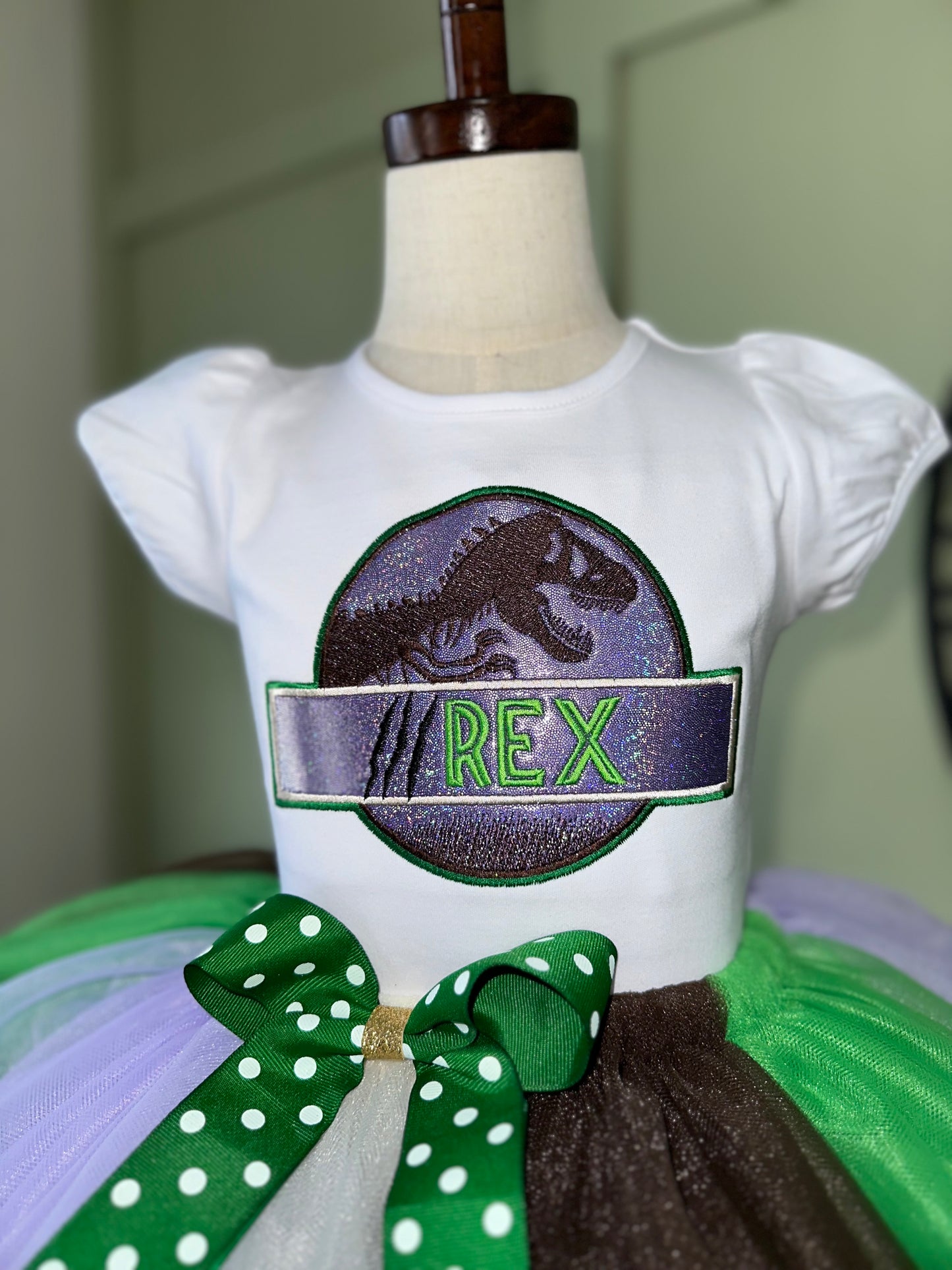 THREE -REX Birthday outfit
