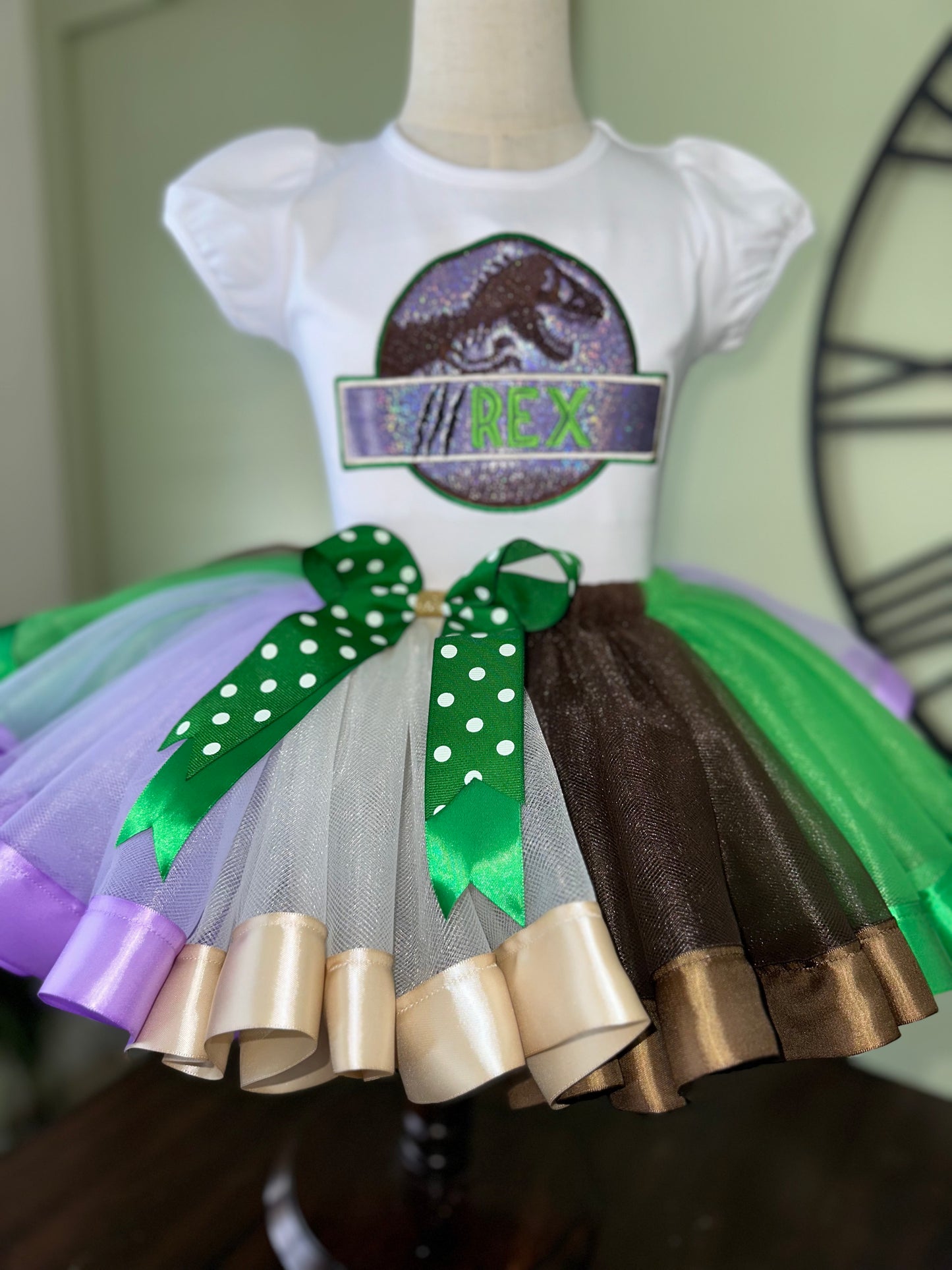 THREE -REX Birthday outfit