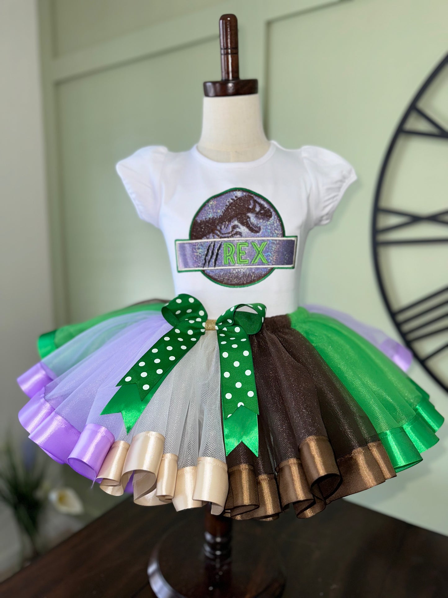 THREE -REX Birthday outfit