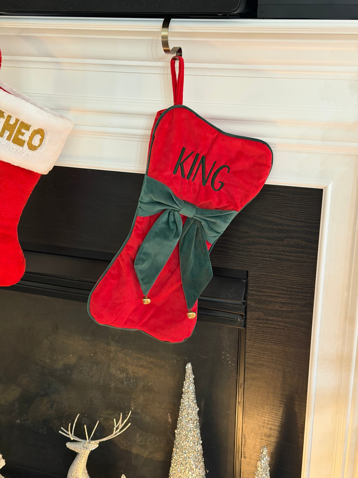 Bone shaped Christmas stockings for dogs (seasonal-while supplies last)