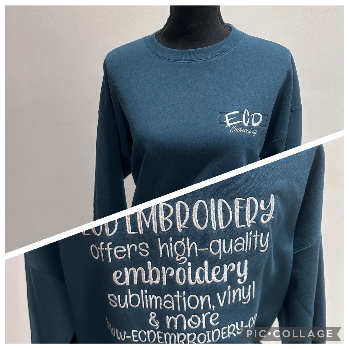 ECD Embroidery apparel