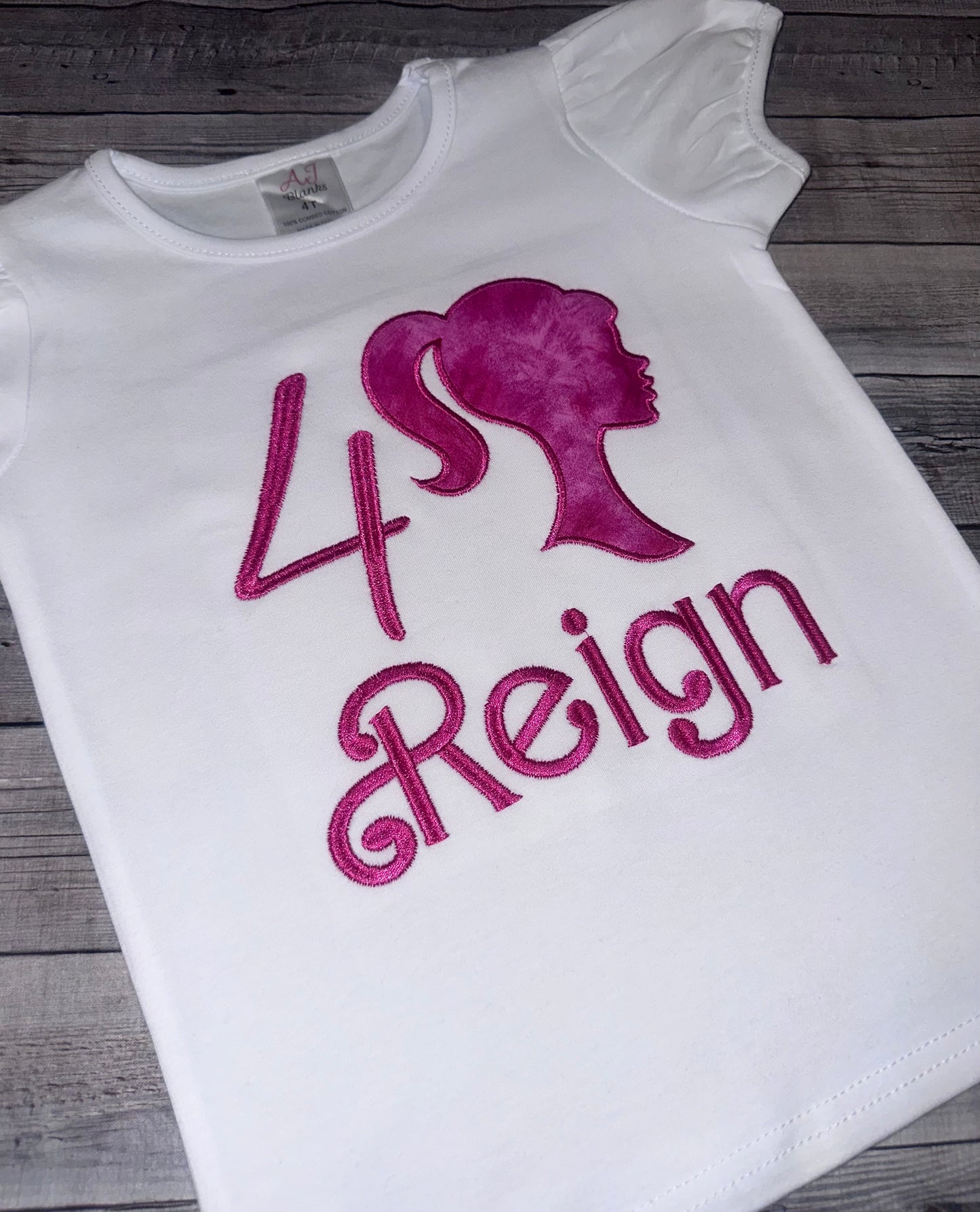 Girl Silhouette Birthday shirt