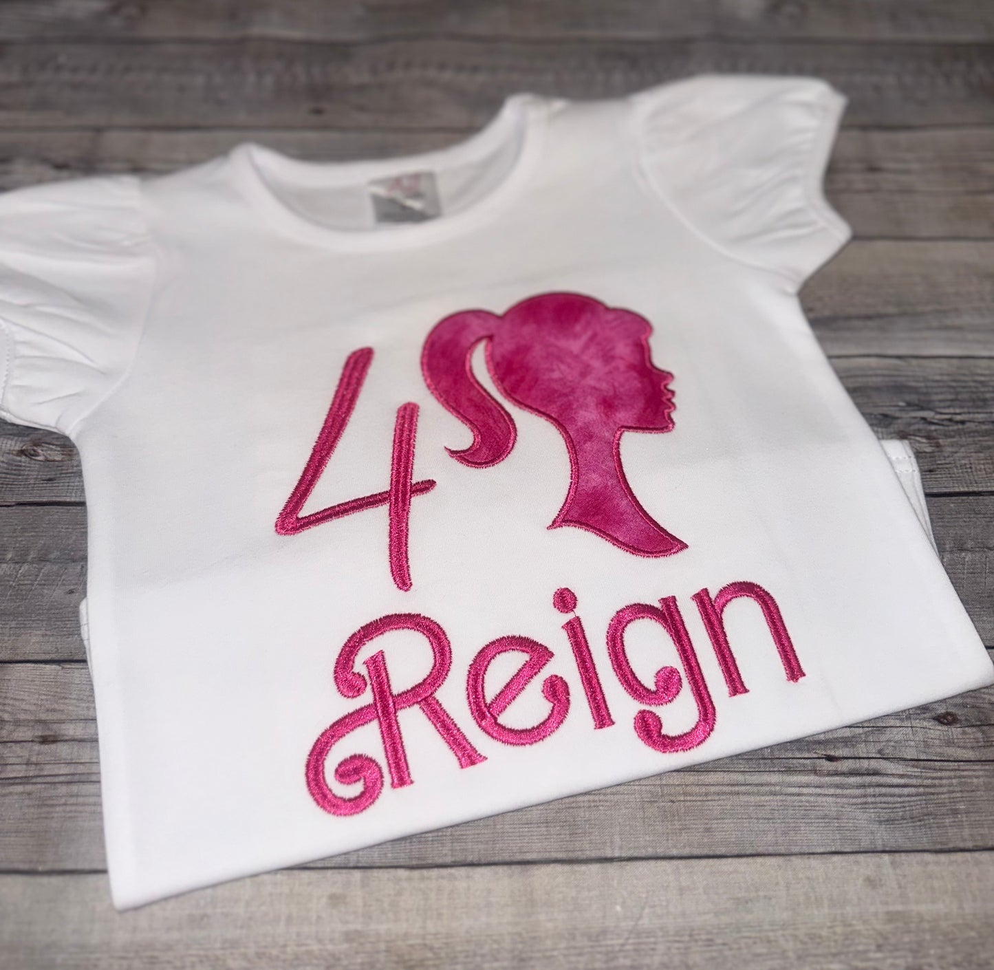 Girl Silhouette Birthday shirt
