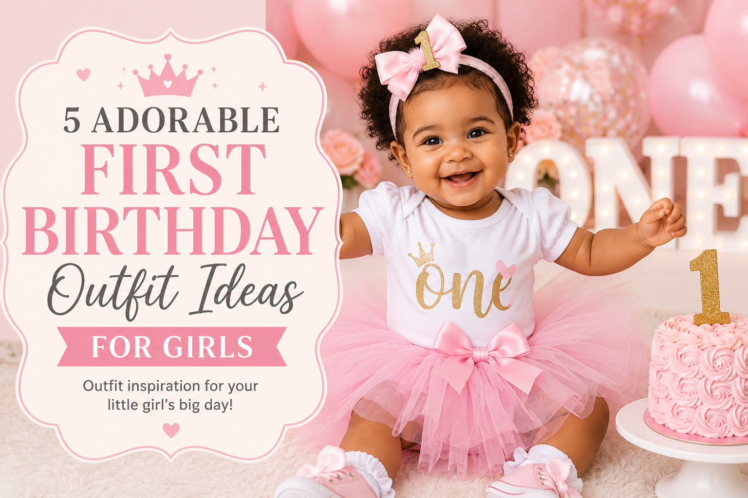 5 Adorable First Birthday Outfit Ideas for Girls