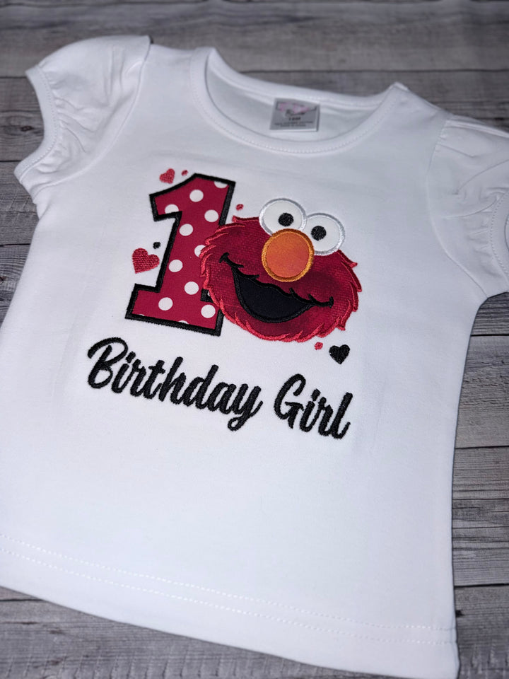 Elmo First Birthday Outfit