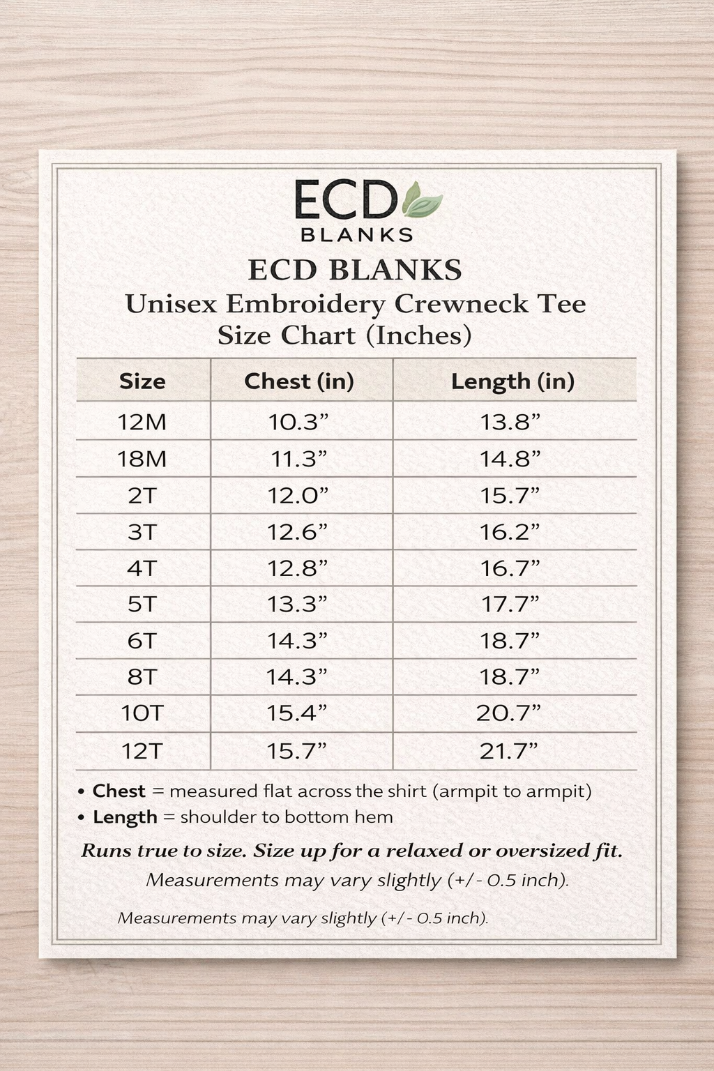 Unisex Toddler Crew Neck