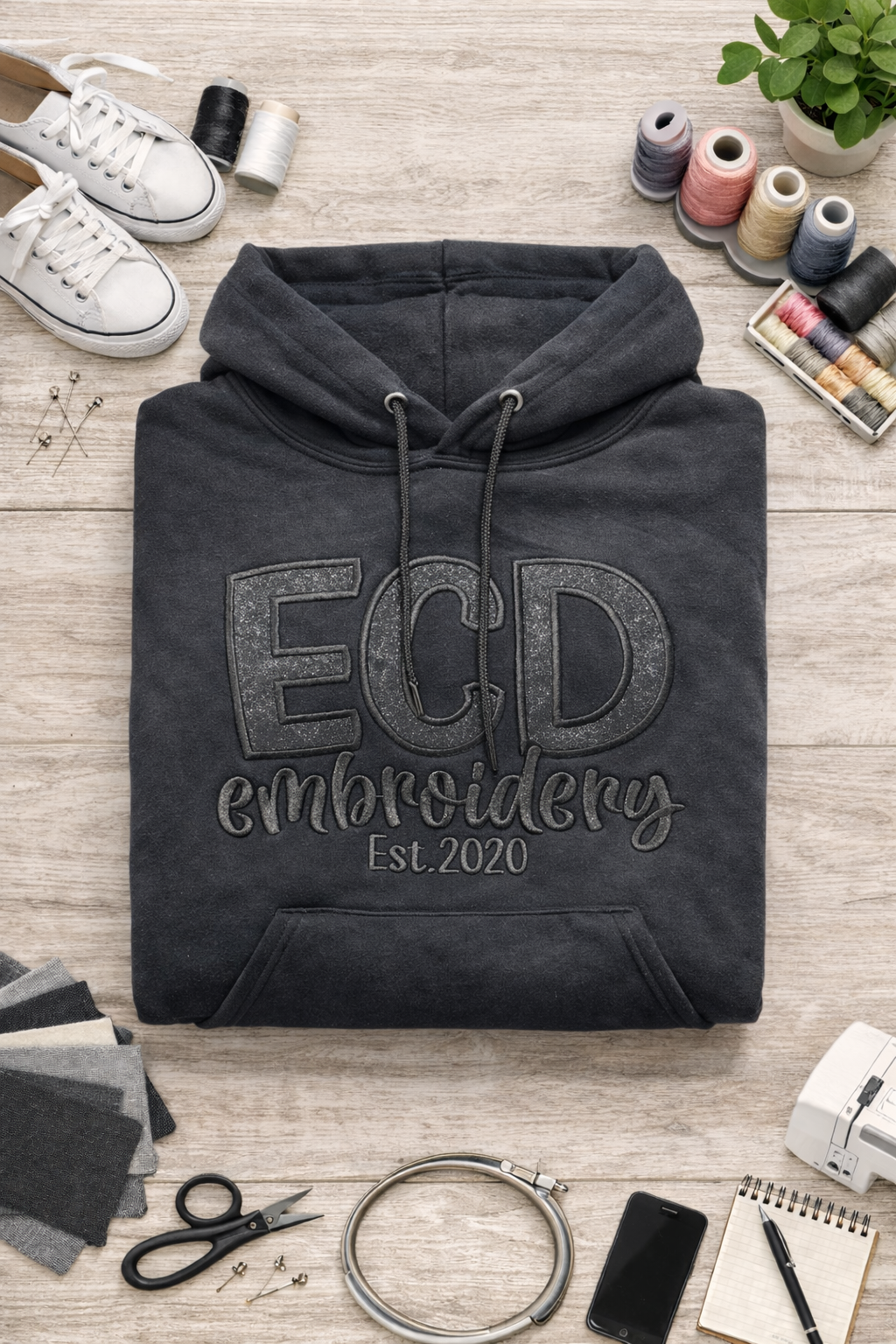 ECD Embroidery Signature Hoodie