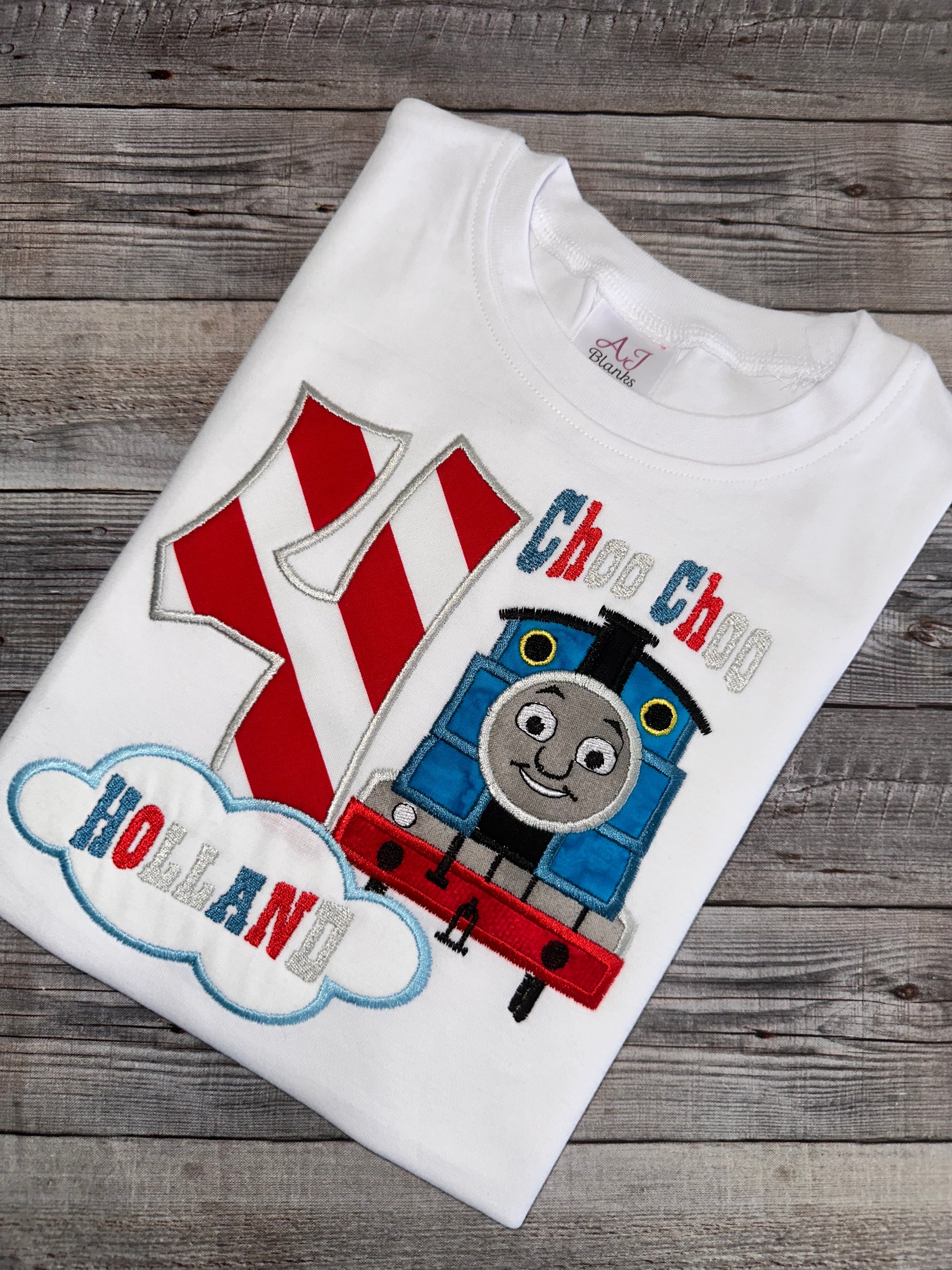 Thomas the train birthday shirt