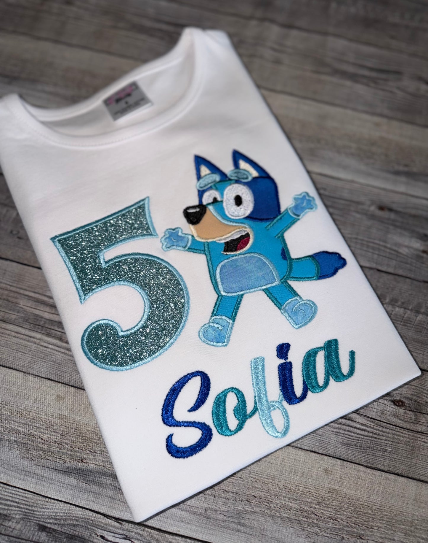 Bluey Inspired Personalized Birthday Shirt | Custom Kids Birthday Shirt