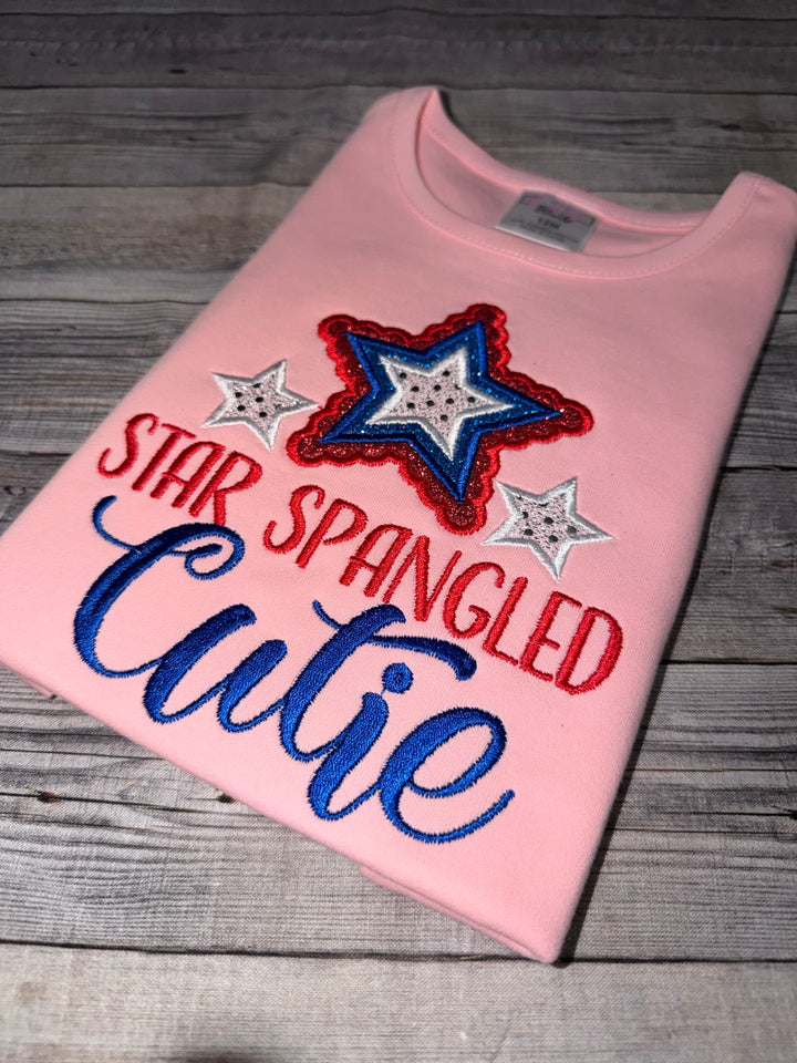 4th of July Star Spangled Cutie shirt