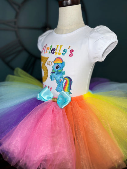 My Little Pony birthday outfit for girls
