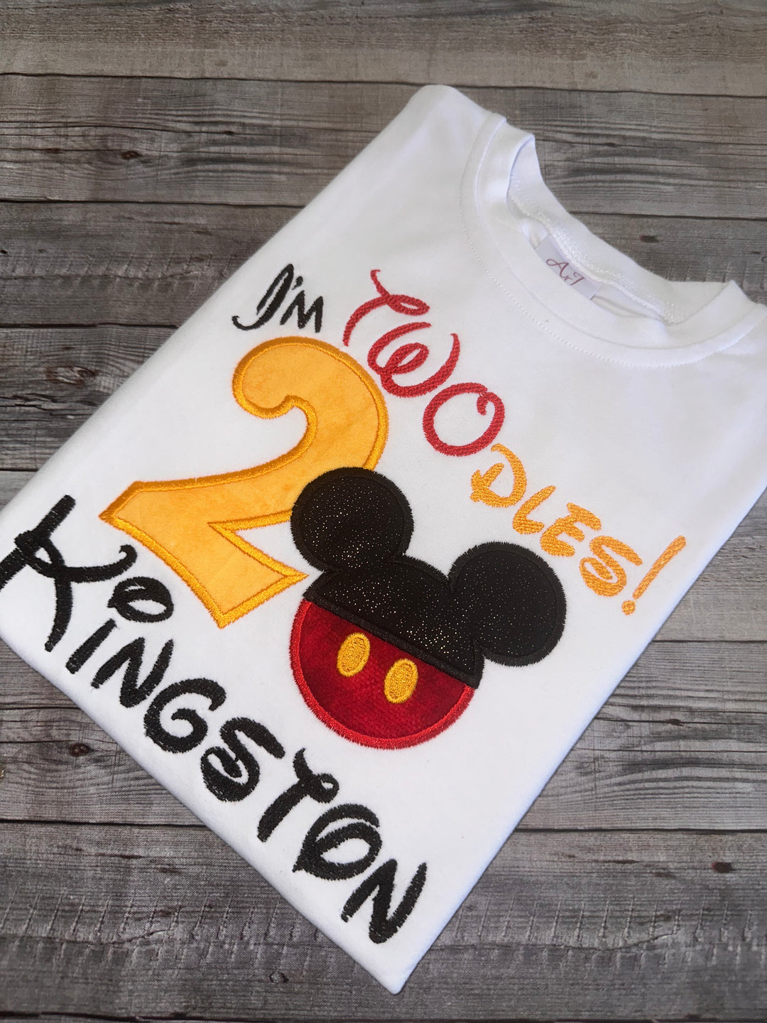 I’m TWOdles Birthday Shirt| Personalized Mickey Birthday Shirt