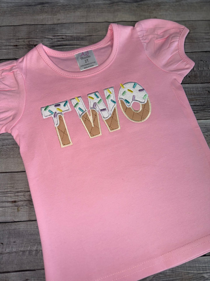 Personalized 2nd Birthday Shirt|Ice Cream theme birthday|Custom 2nd Birthday Ideas