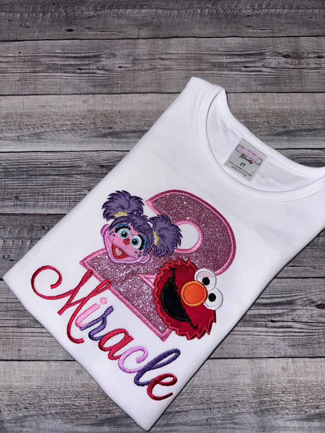 Sesame Street Inspired Birthday Tutu Outfit – Elmo &amp; Abby Personalized Set