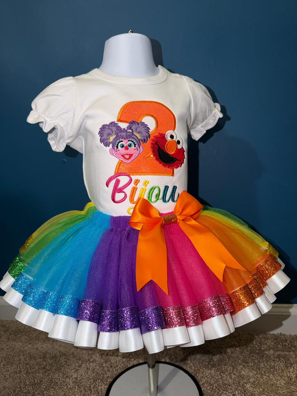 Elmo 2nd birthday outfit for girls 