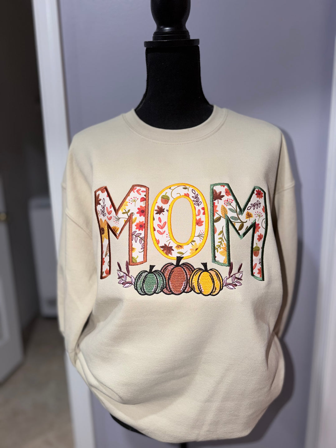 Floral MOM Fall Crewneck