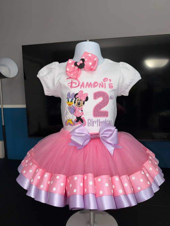 Minnie &amp; Daisy inspired Birthday Outfit