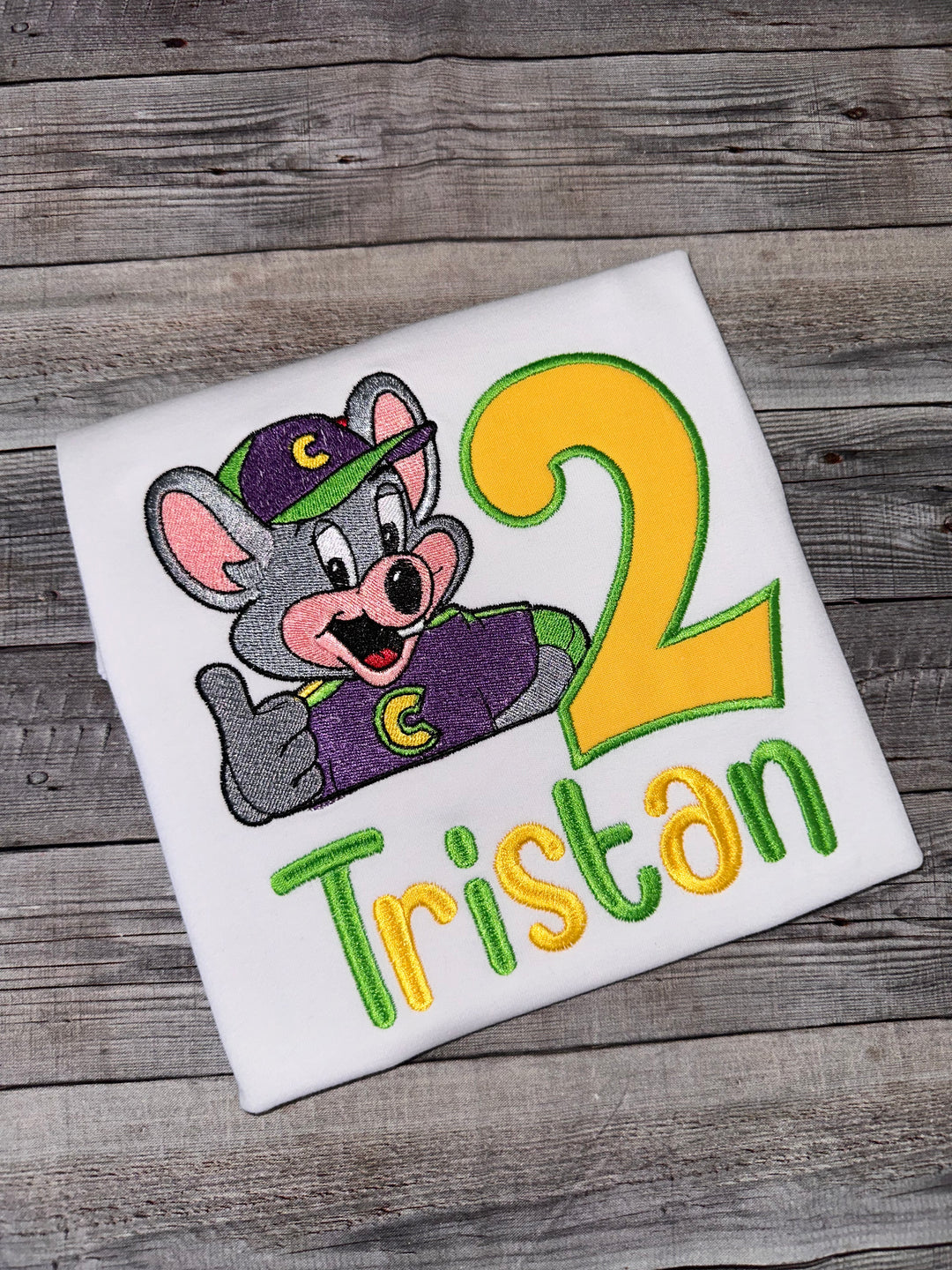 ChuckE Cheese Birthday Shirt | Personalized Boys Outfit