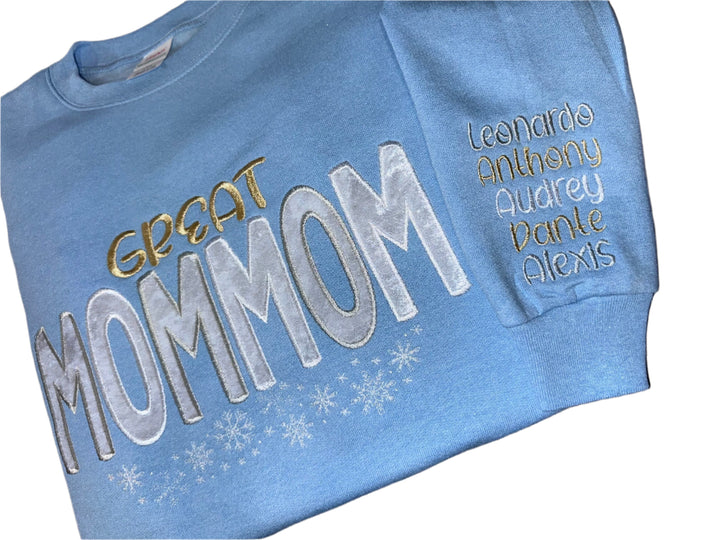 Personalizable Embroidered Mama sweatshirt