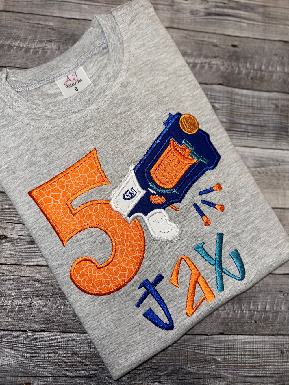 Nerf gun birthday shirt for boys 