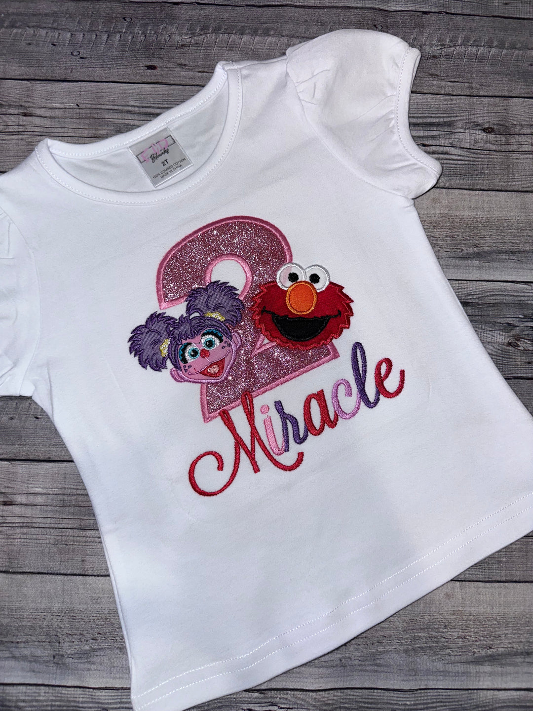 Sesame Street Inspired Birthday Tutu Outfit – Elmo &amp; Abby Personalized Set