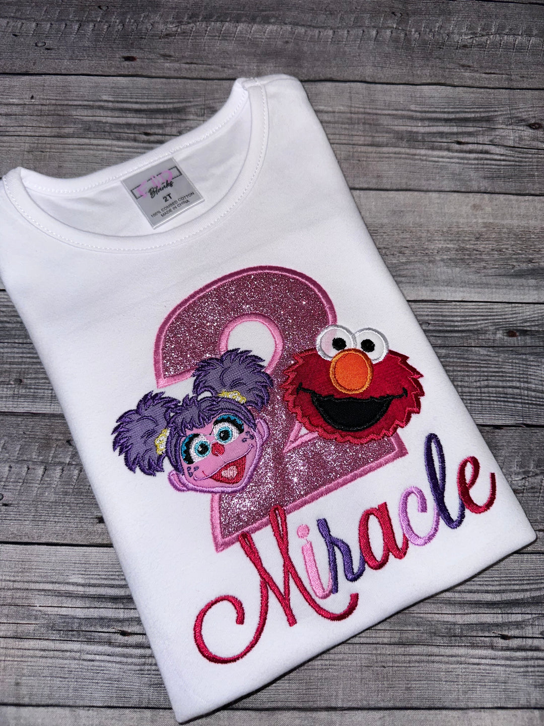 Sesame Street Inspired Birthday Tutu Outfit – Elmo &amp; Abby Personalized Set