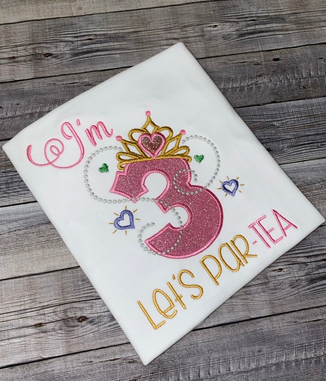 Tea Party 3rd Birthday Outfit