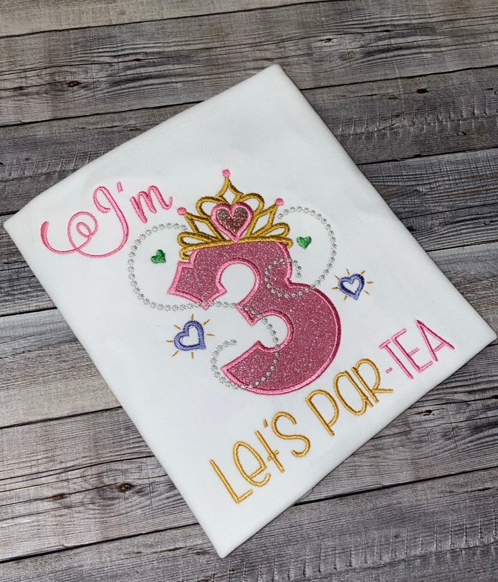 Tea Party 3rd Birthday Outfit