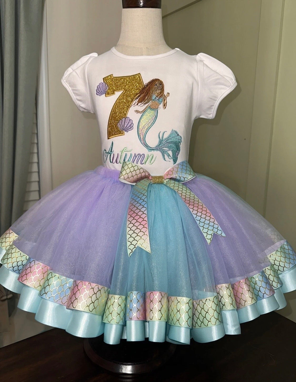 Mermaid birthday outfit