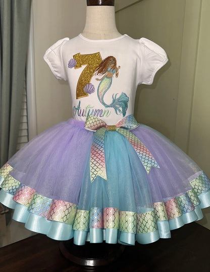 Mermaid birthday outfit