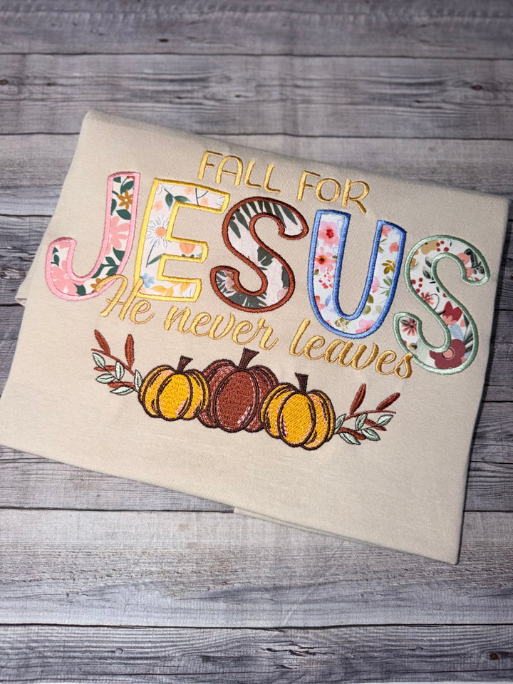Fall for Jesus Floral Shirt