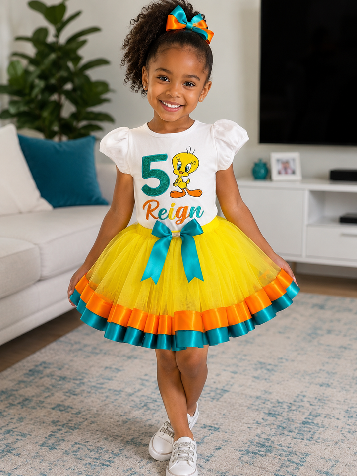 Tweety 5th Birthday Tutu Set
