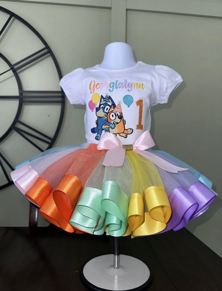 Bluey &amp; Bingo Birthday Outfit