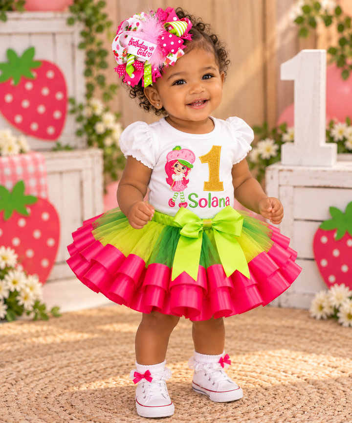 Strawberry Shortcake Birthday Outfit