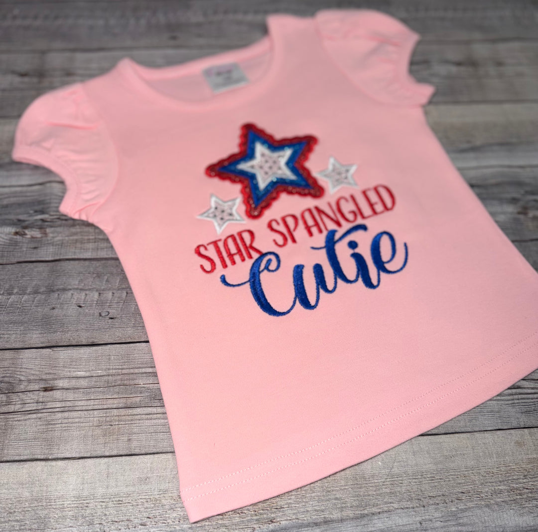 4th of July Star Spangled Cutie shirt