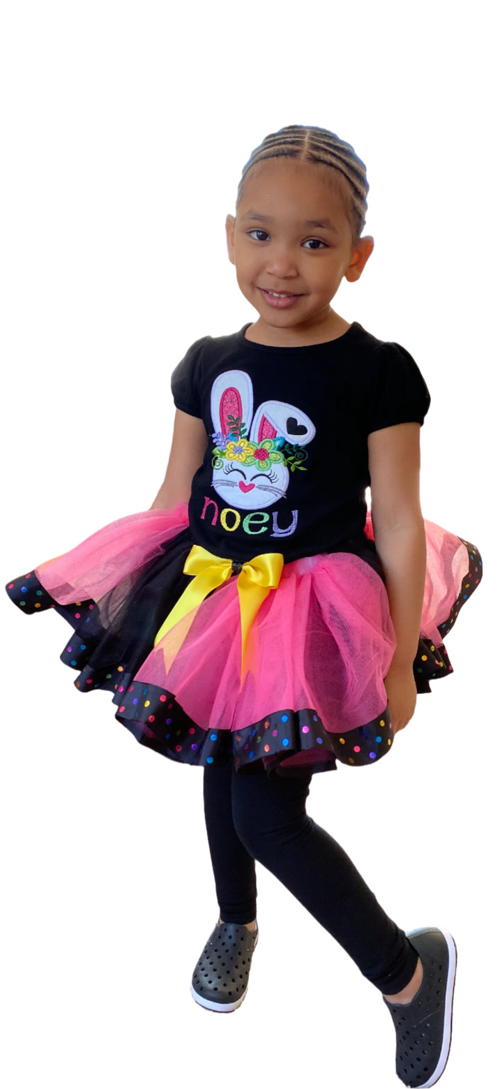 Easter glitter Bunny Shirt