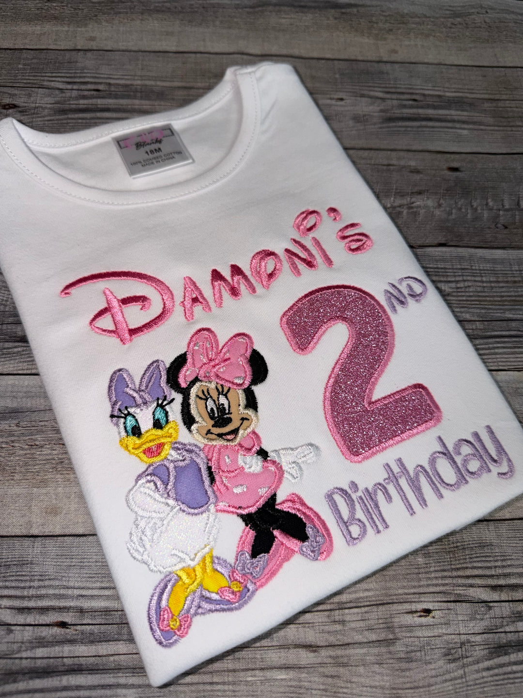 Personalized Minnie &amp; Daisy inspired Birthday tutu set for girls|Custom Birthday Outfit