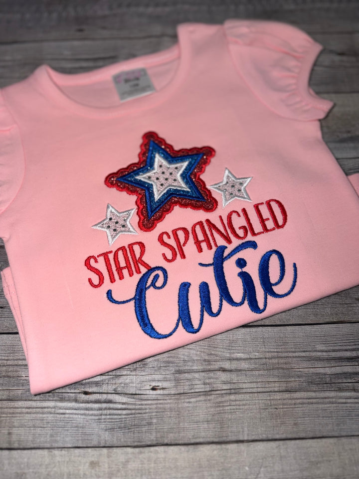 4th of July Star Spangled Cutie shirt