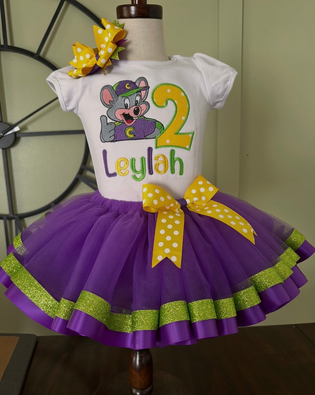 Cheese E Mouse birthday outfit