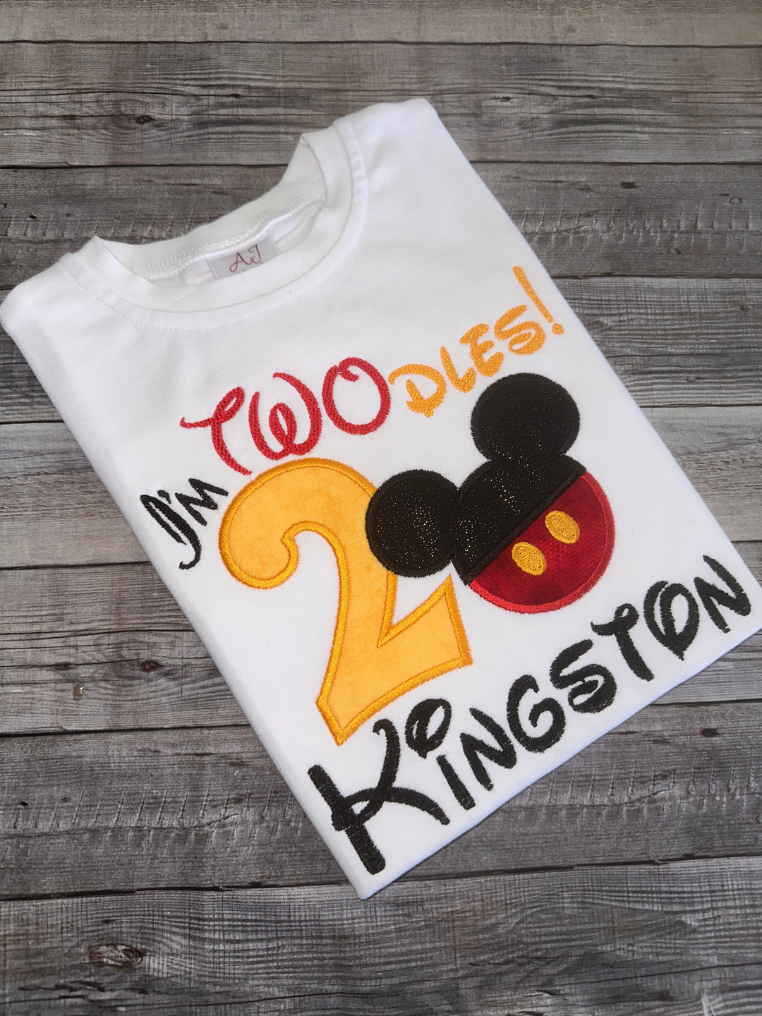 I’m TWOdles Birthday Shirt| Personalized Mickey Birthday Shirt